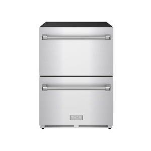 24 Inch Undercounter Built-In or Freestanding Drawer Refrigerator – Stainless Steel | Gordon Ramsay Series