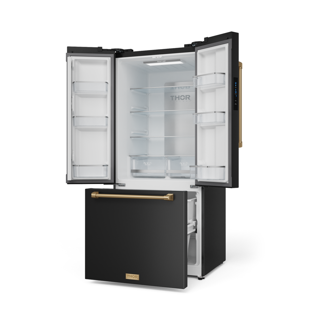 30-Inch Black/Bronze Counter Depth French Door Refrigerator