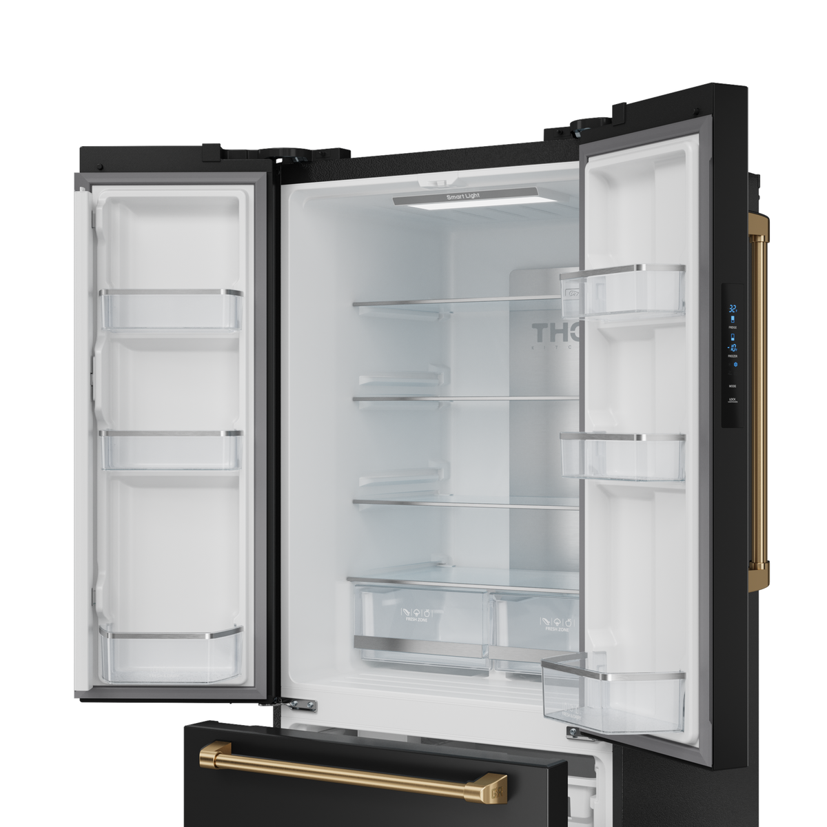 30-Inch Black/Bronze Counter Depth French Door Refrigerator