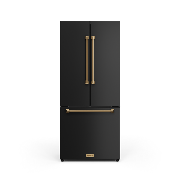 30-Inch Black/Bronze Counter Depth French Door Refrigerator