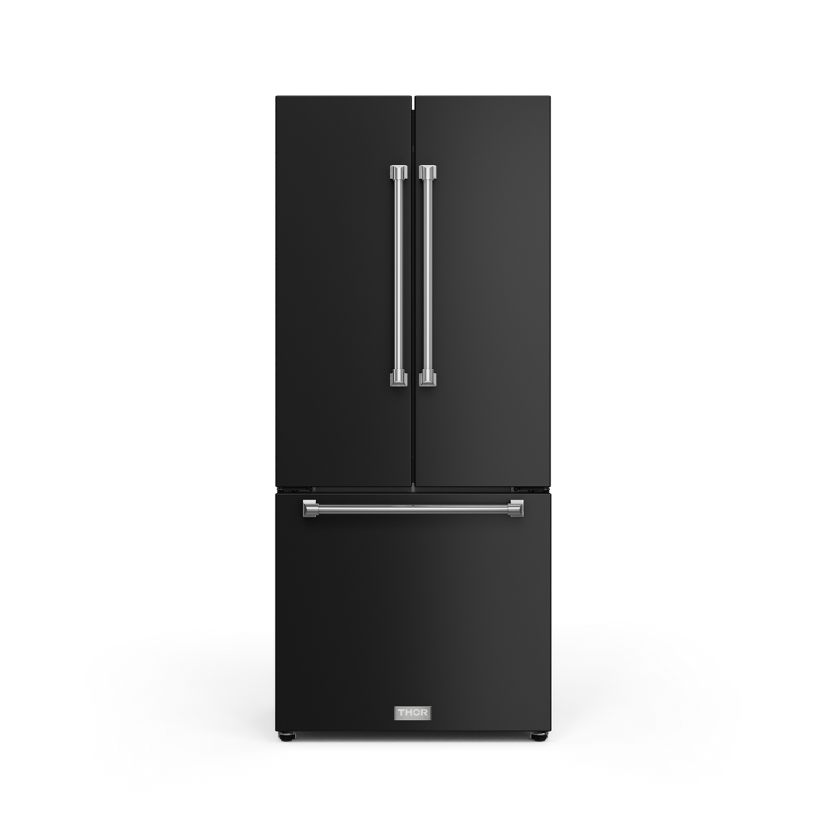 30-Inch Black/Stainless Steel Counter Depth French Door