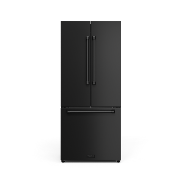 30-Inch Black/Navy Blue Counter Depth French Door Refrigerator