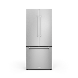 30 Inch 17.5 cu ft French Door Counter Depth Refrigerator with Ice Maker in Stainless Steel | Gordon Ramsay Series