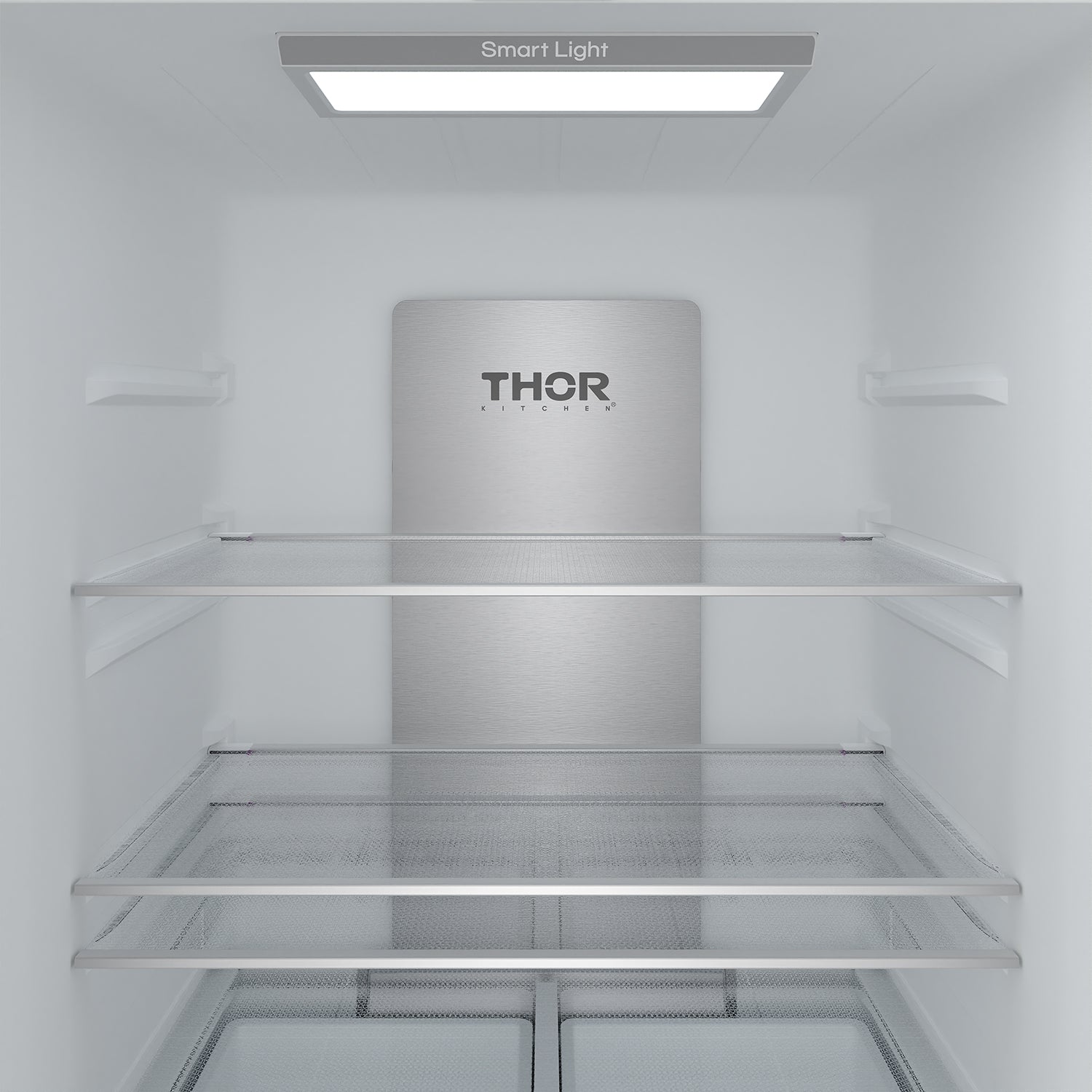 30 Inch French Door Counter Depth Refrigerator with Ice Maker – White/Black | Gordon Ramsay Series