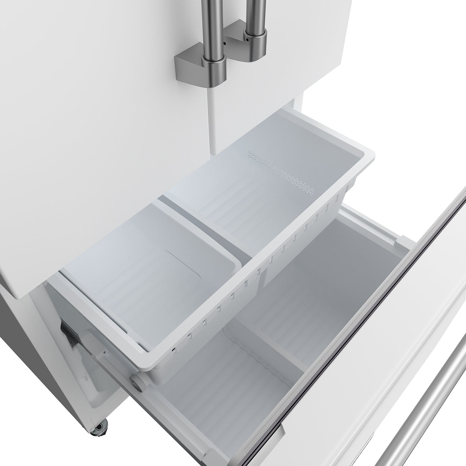 30-Inch White French Door Counter Depth Refrigerator (RF3017FFDW