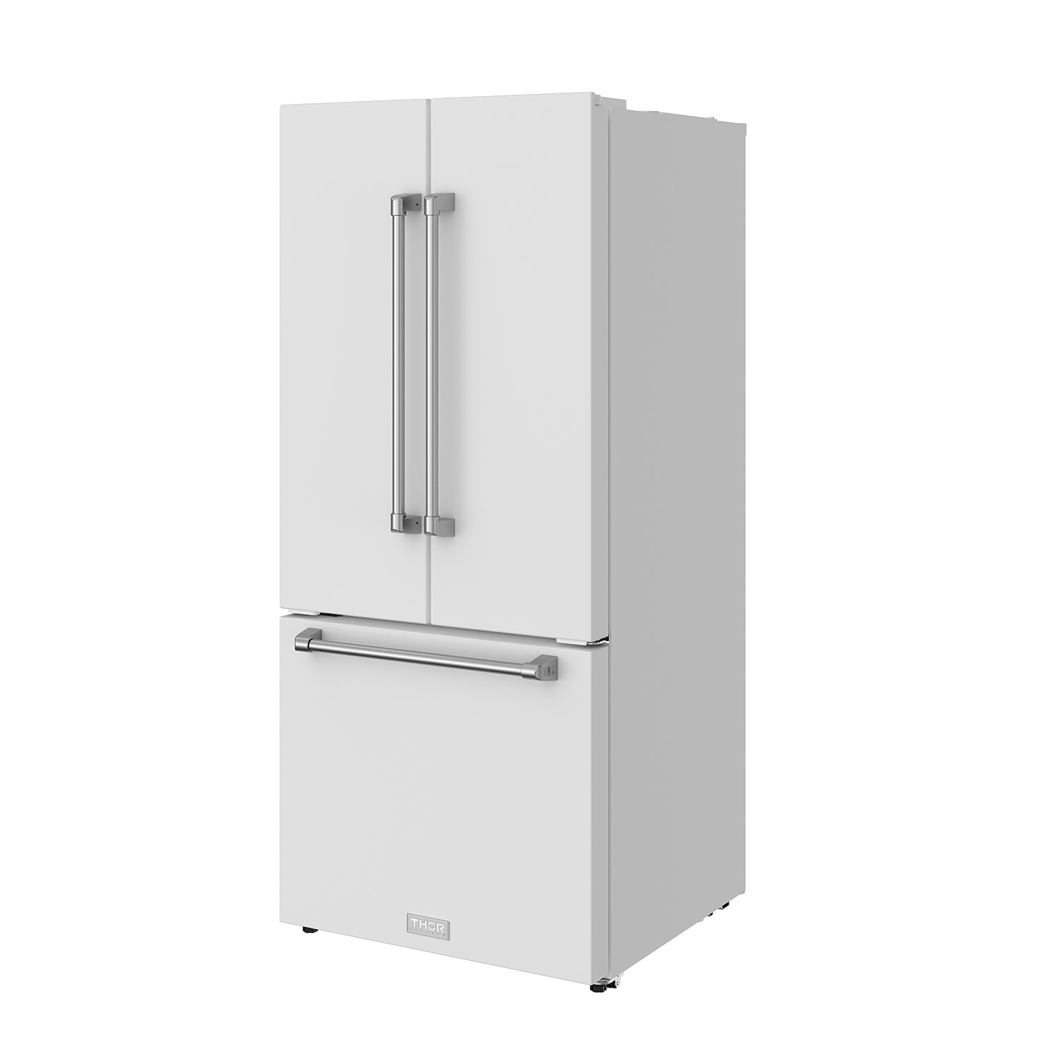 30 Inch Collection French Door Counter Depth Refrigerator with Ice Maker – White | Gordon Ramsay Series