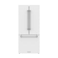 30 Inch Collection French Door Counter Depth Refrigerator with Ice Maker – White | Gordon Ramsay Series