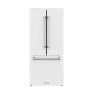 30 Inch Collection French Door Counter Depth Refrigerator with Ice Maker – White | Gordon Ramsay Series