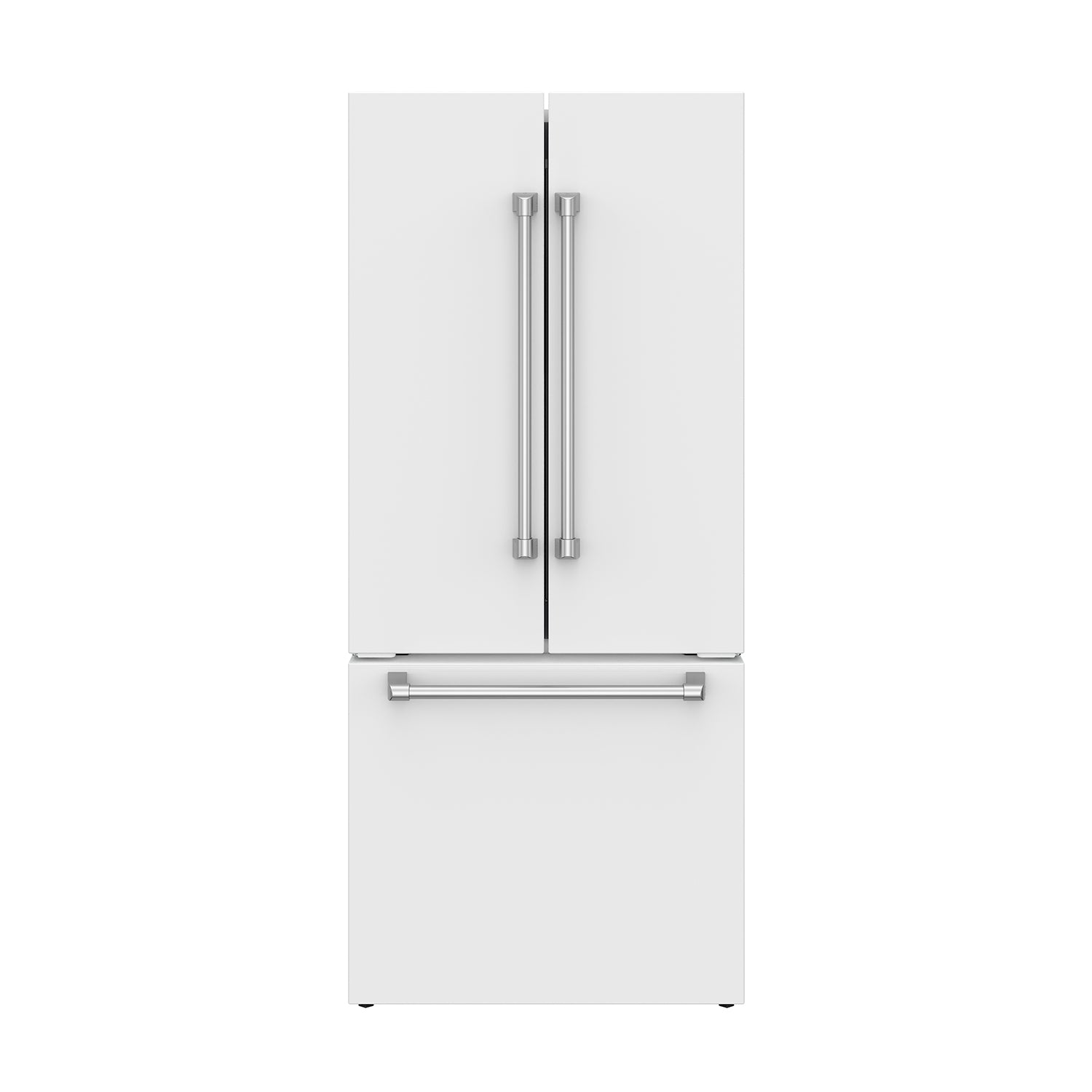 30 Inch Collection French Door Counter Depth Refrigerator with Ice Maker – White | Gordon Ramsay Series