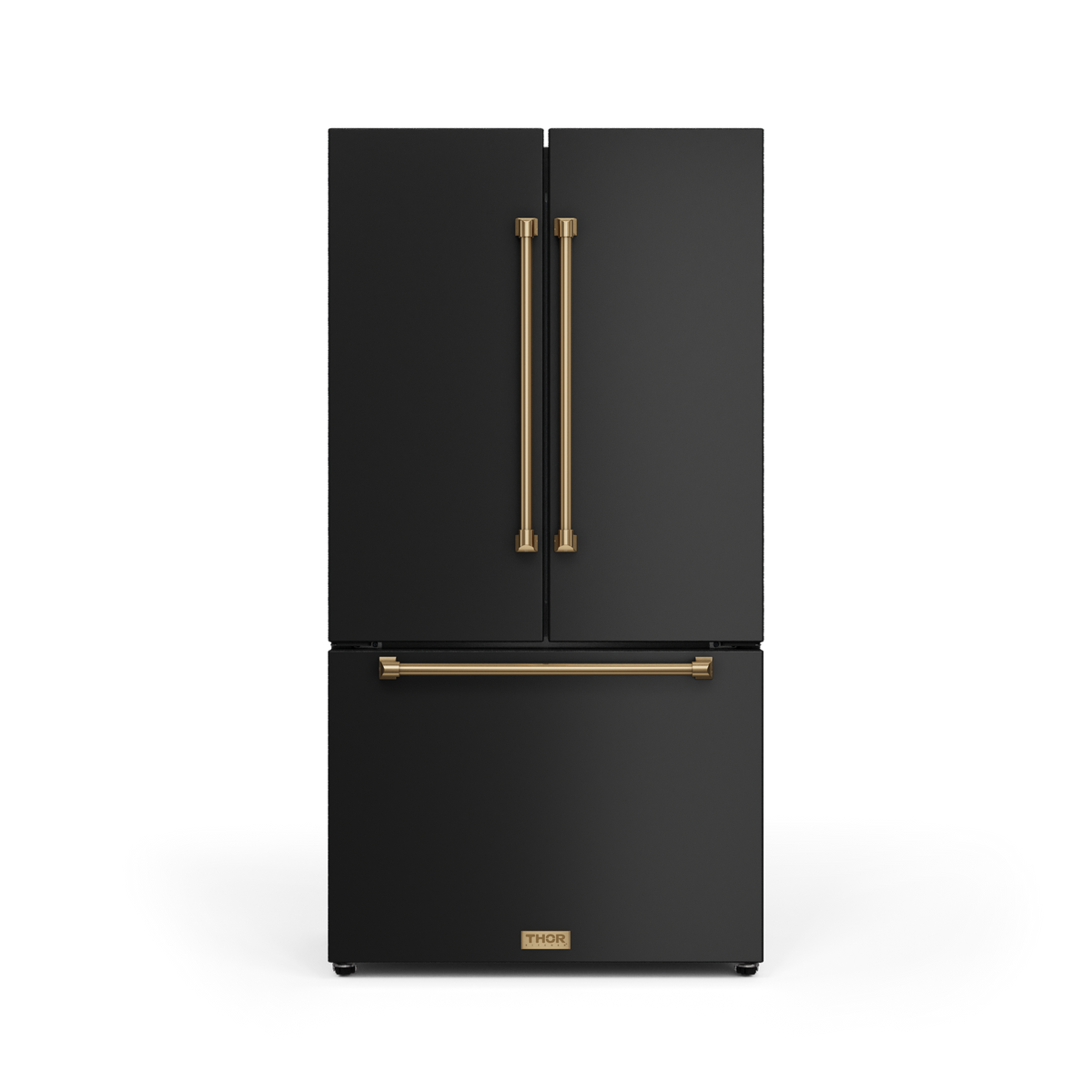 36-Inch Black/Bronze French Door Counter Depth Refrigerator