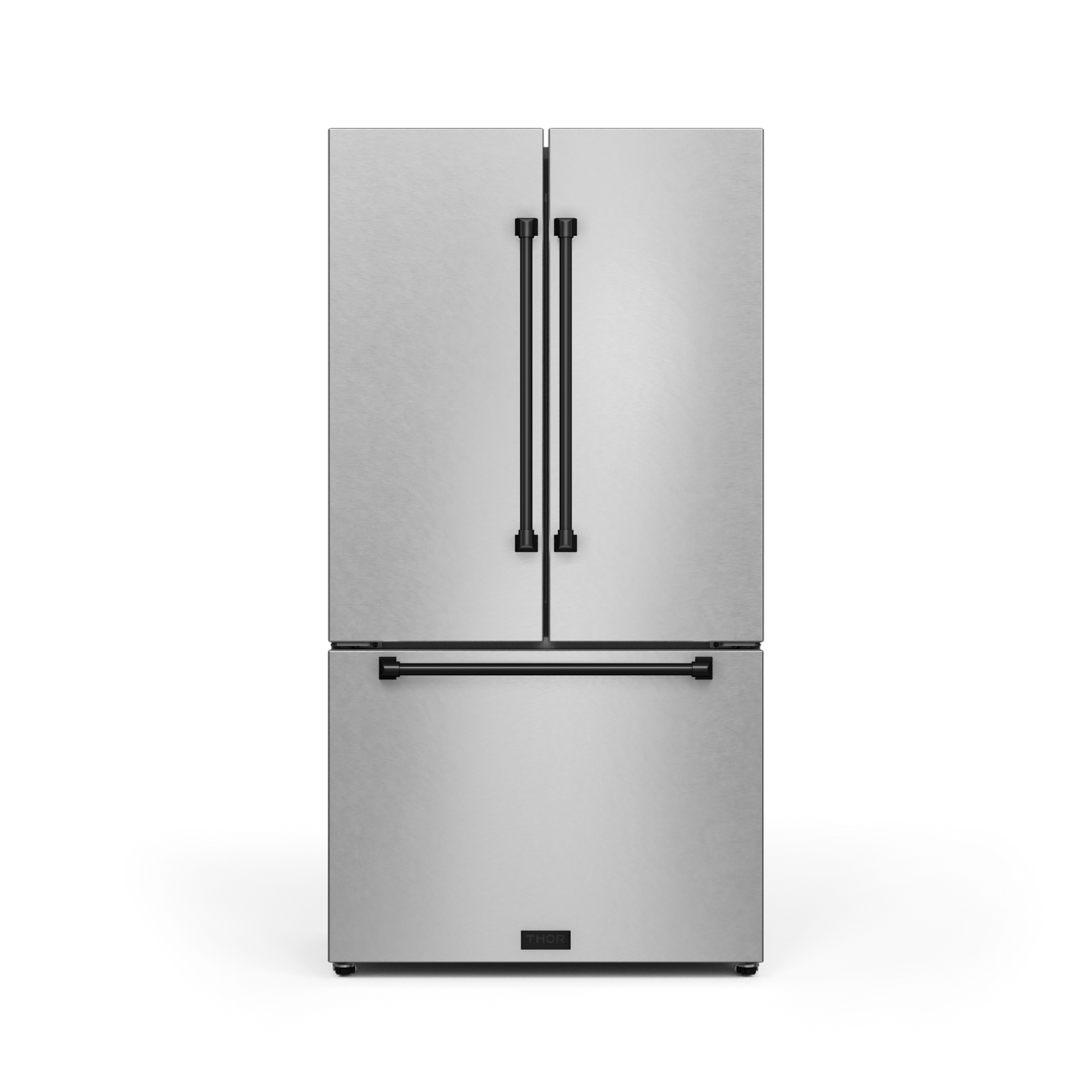 36-Inch Stainless Steel/Black French Door Counter Depth