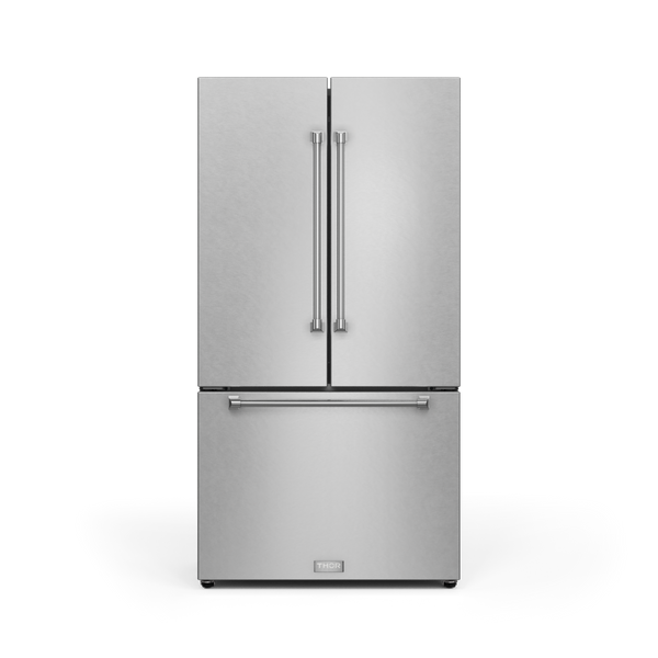 36-Inch Stainless Steel French Door Counter Depth Refrigerator