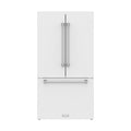 36 Inch Collection French Door Counter Depth Refrigerator with Ice Maker – White | Gordon Ramsay Series