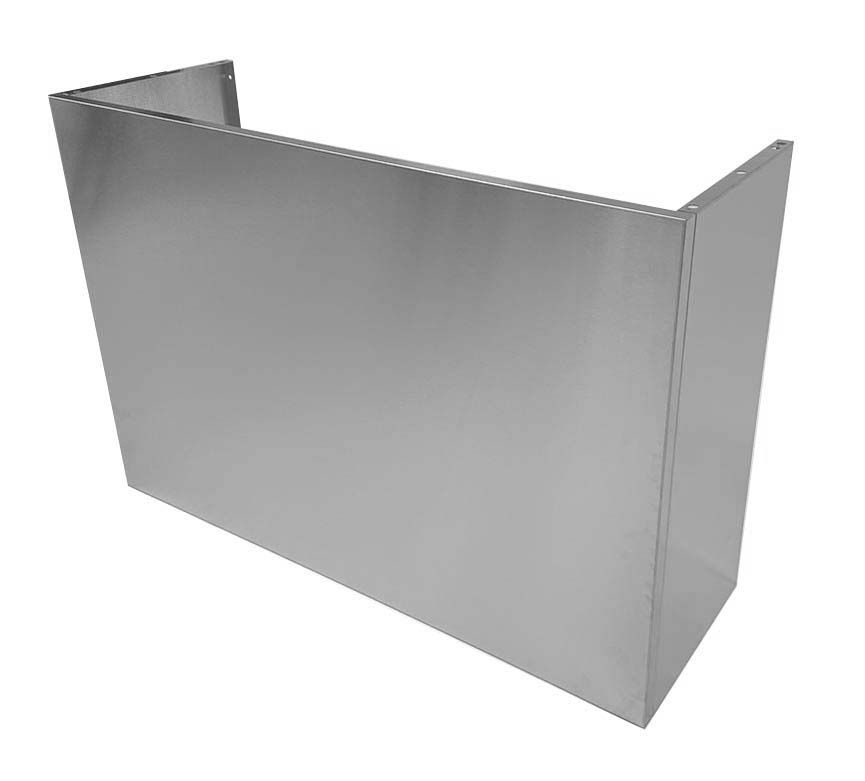 24" height Stainless steel Duct Cover for 36inch pro style Under Cabinet Range Hood in 18"height