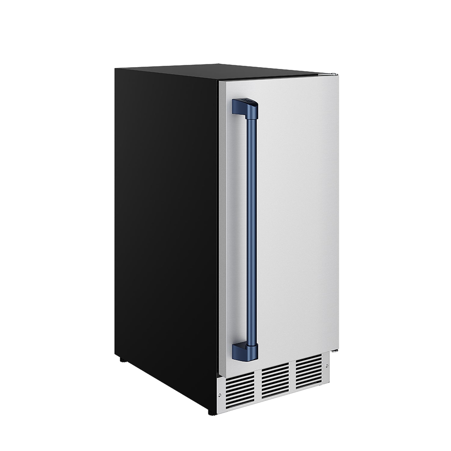 15 Inch Undercounter Built-In/Freestanding Ice Maker in Stainless Steel/Blue | Gordon Ramsay Series