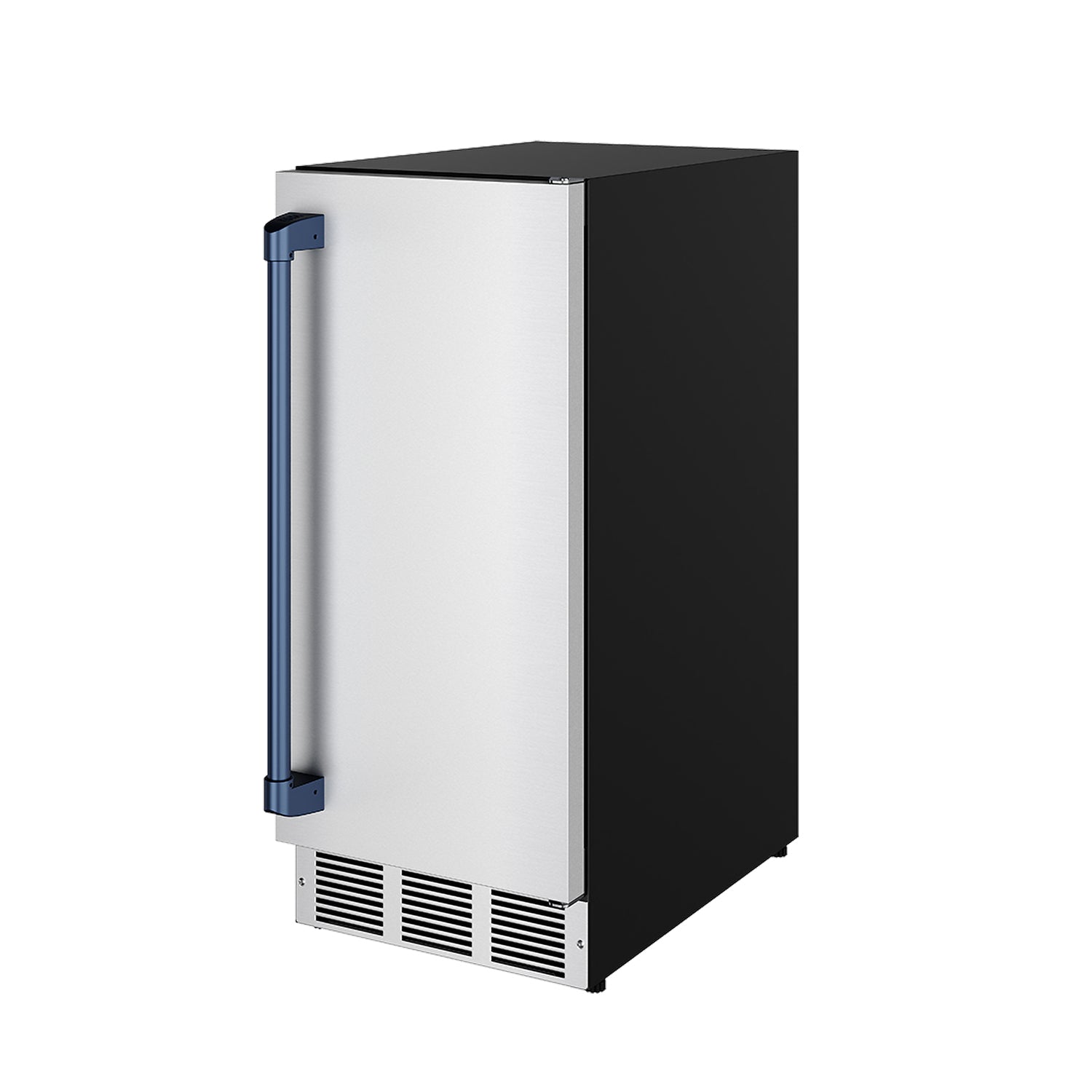 15 Inch Undercounter Built-In/Freestanding Ice Maker in Stainless Steel/Blue | Gordon Ramsay Series