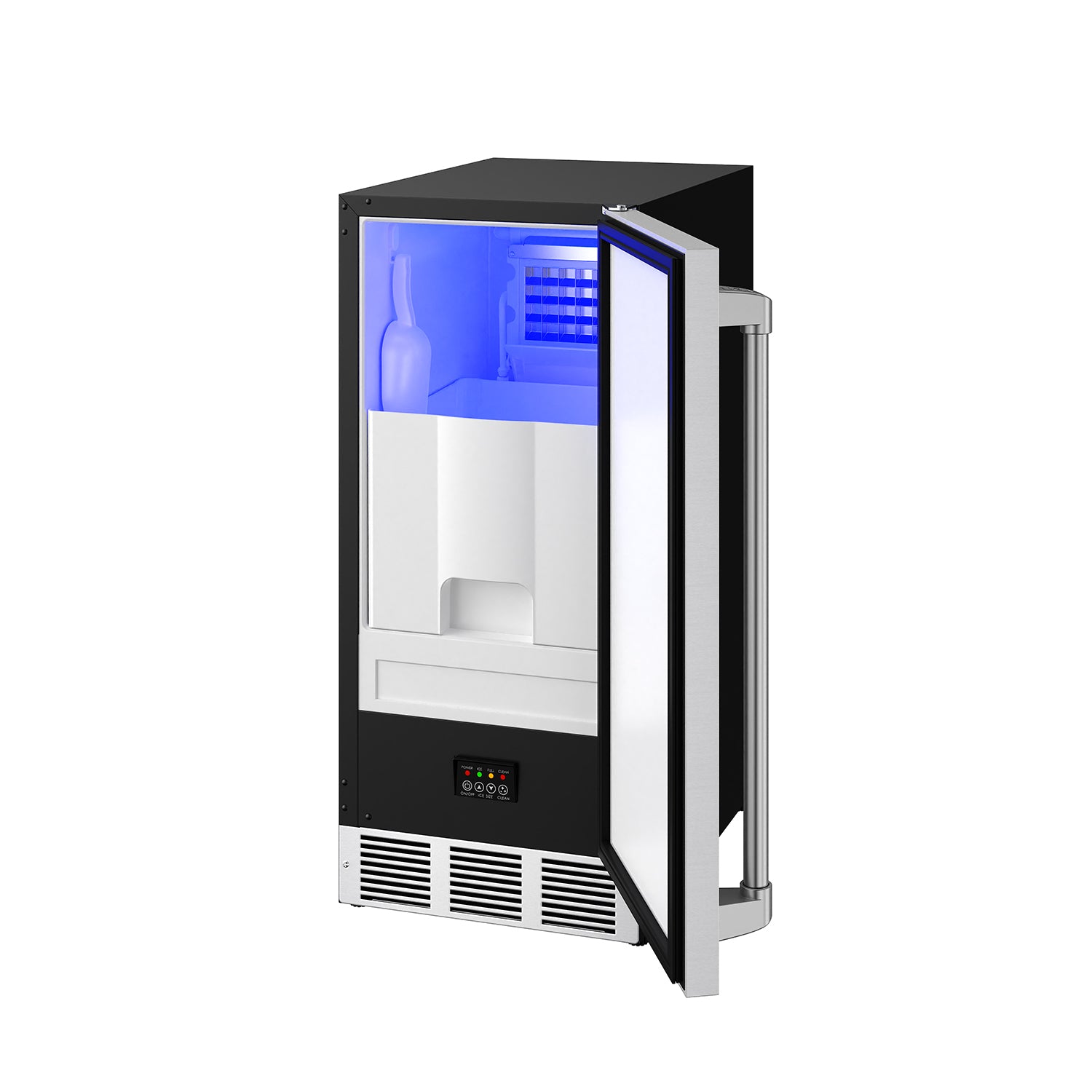15 Inch Undercounter Built-In/Freestanding Ice Maker in Stainless Steel | Gordon Ramsay Series