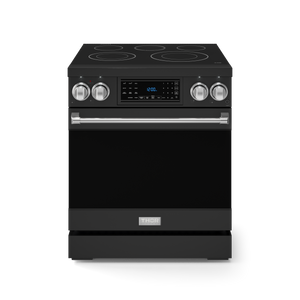 30 Inch Professional Electric Range with Tilt Panel Touch Control in Black/Stainless Steel | Gordon Ramsay Series
