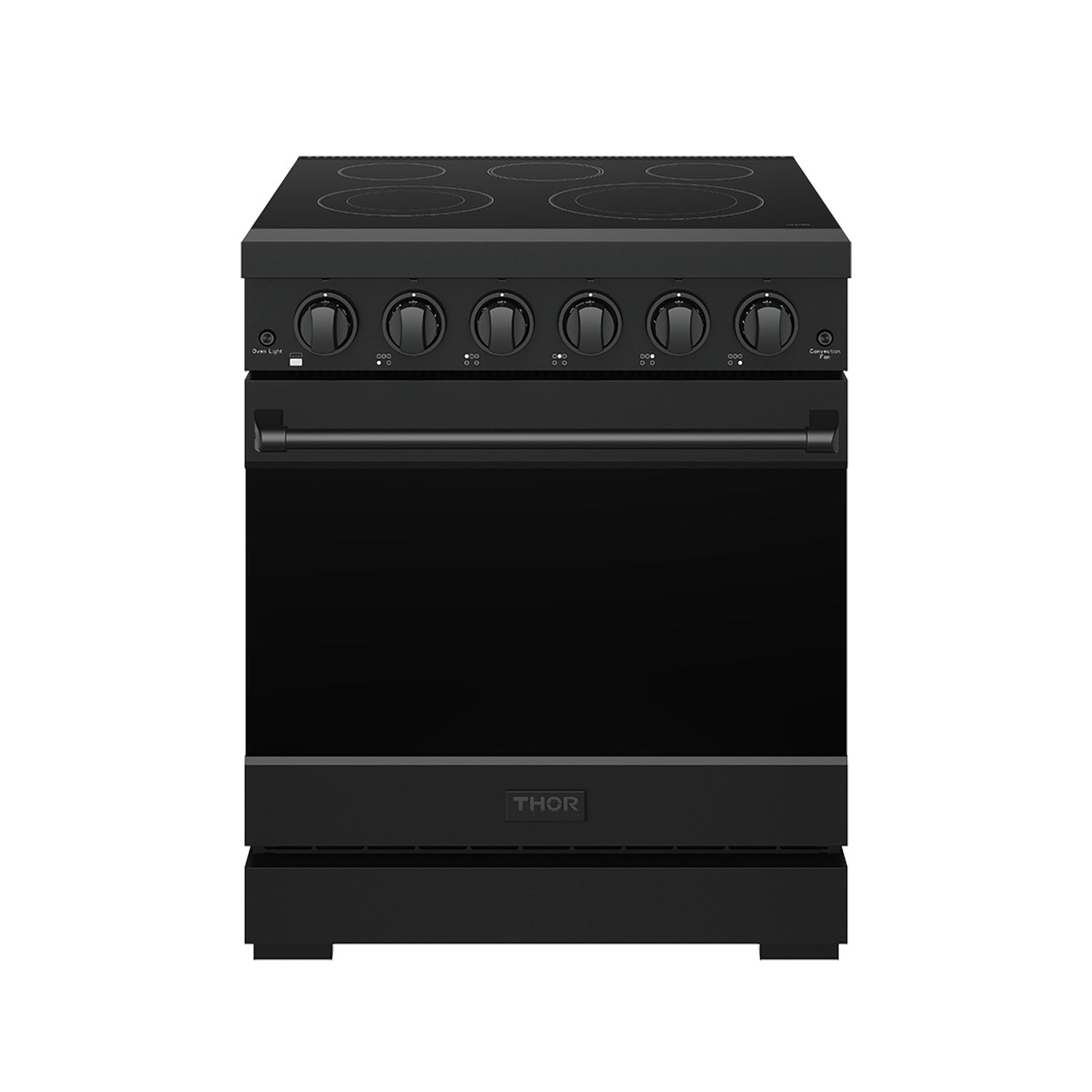 30 Inch Professional Electric Range with Precision Knob Control in Black | Gordon Ramsay Series