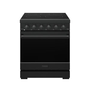 30 Inch Professional Electric Range with Precision Knob Control in Black | Gordon Ramsay Series
