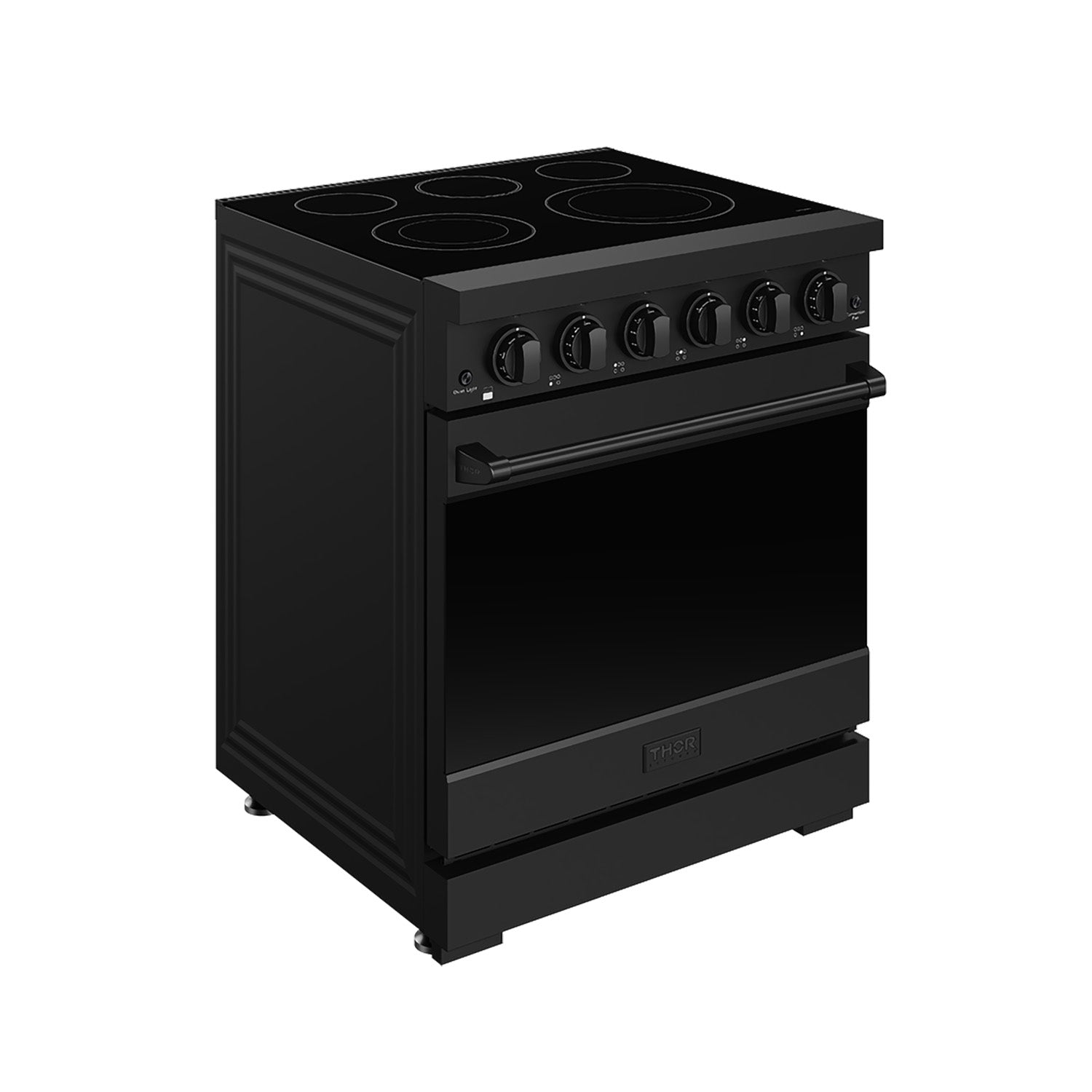 30 Inch Professional Electric Range with Precision Knob Control in Black | Gordon Ramsay Series
