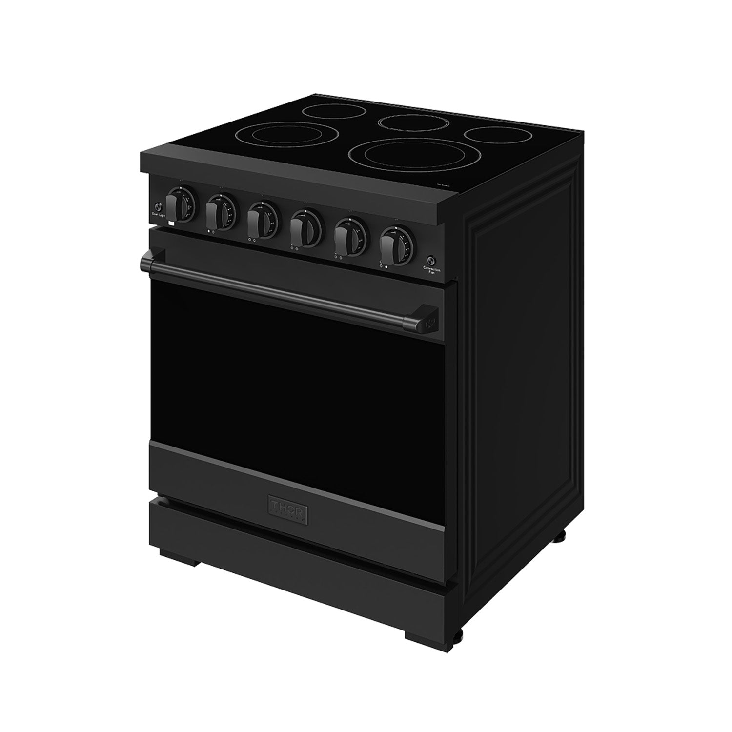 30 Inch Professional Electric Range with Precision Knob Control in Black | Gordon Ramsay Series