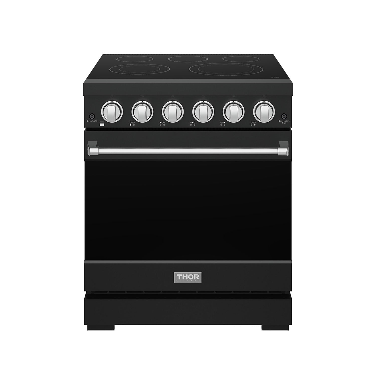 30 Inch Professional Electric Range with Precision Knob Control in Black and Stainless Steel | Gordon Ramsay Series