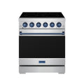 30 Inch Professional Gas with Precision Knob Control in Stainless Steel/Blue