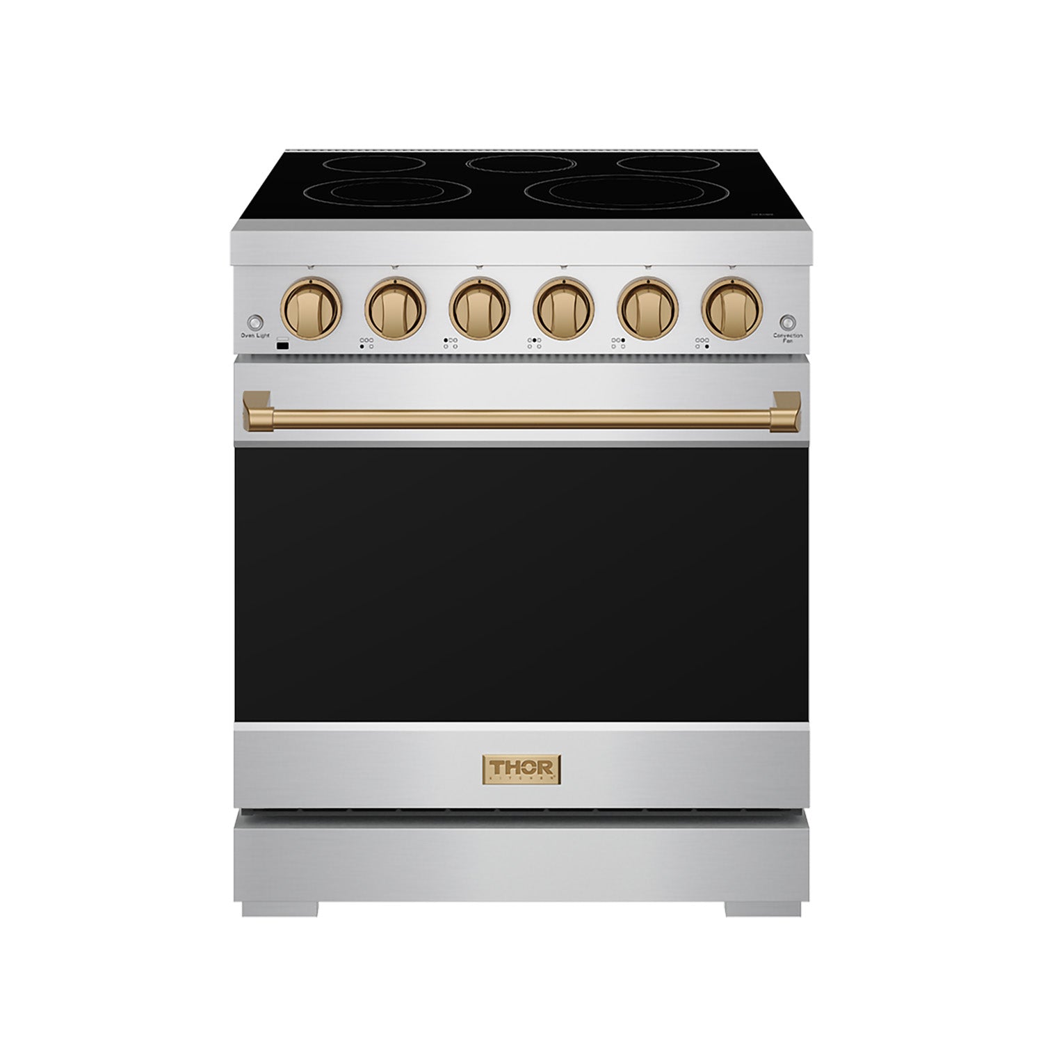 30 Inch Professional Gas with Precision Knob Control in Stainless Steel/Bronze