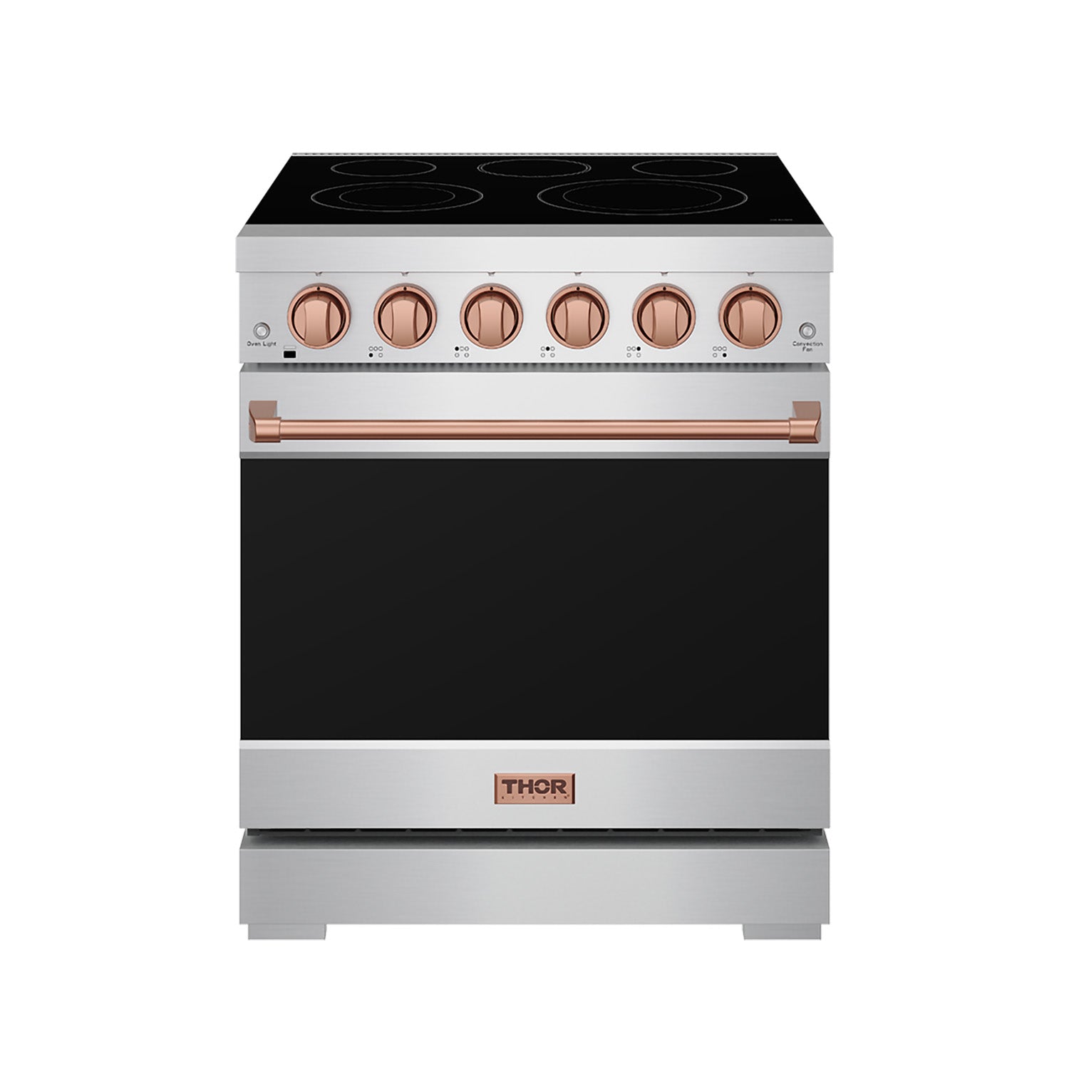 30 Inch Professional Electric Range with Precision Knob Control in Stainless Steel and Rose Gold | Gordon Ramsay Series