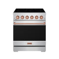 30 Inch Professional Electric Range with Precision Knob Control in Stainless Steel and Rose Gold | Gordon Ramsay Series