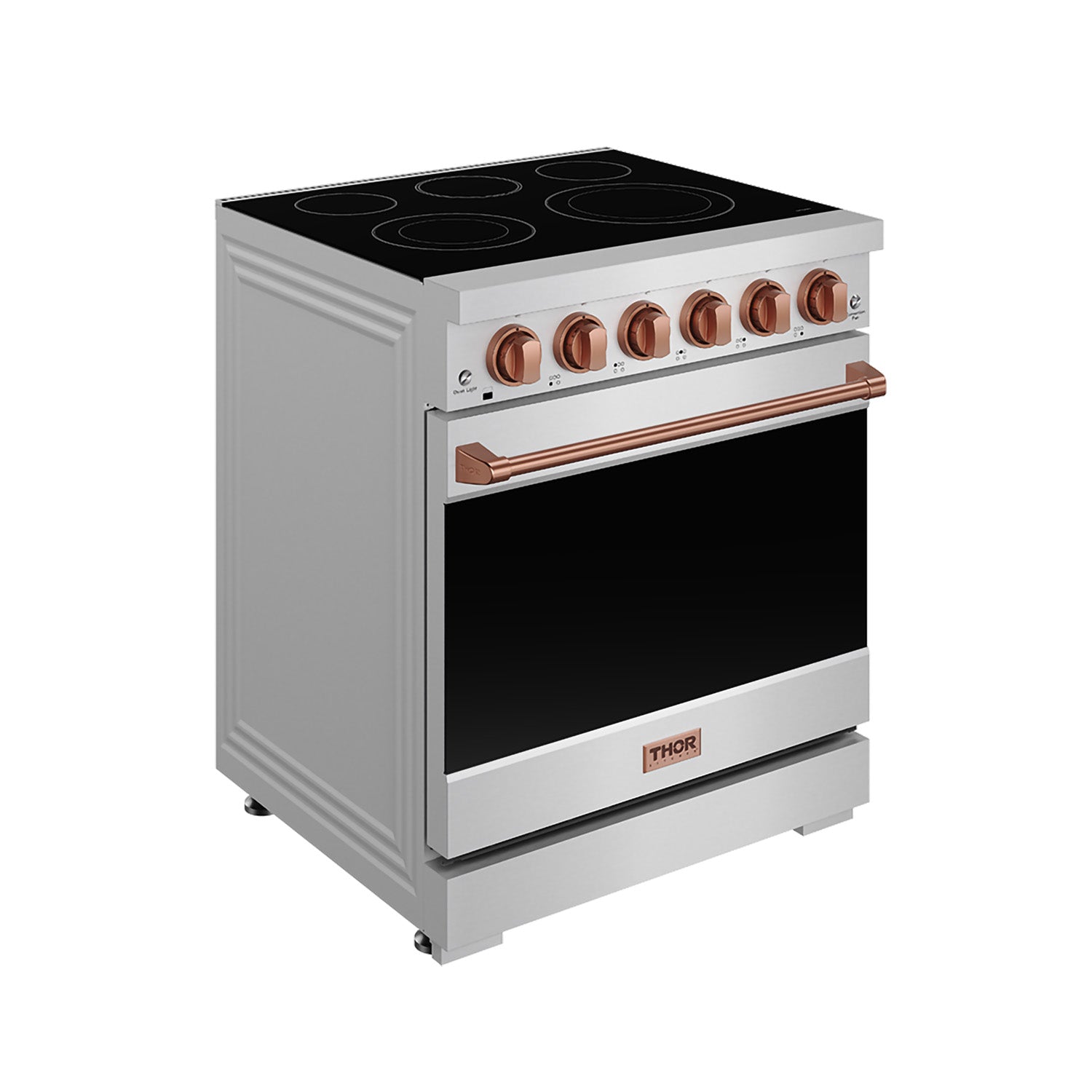 30 Inch Professional Electric Range with Precision Knob Control in Stainless Steel and Rose Gold | Gordon Ramsay Series