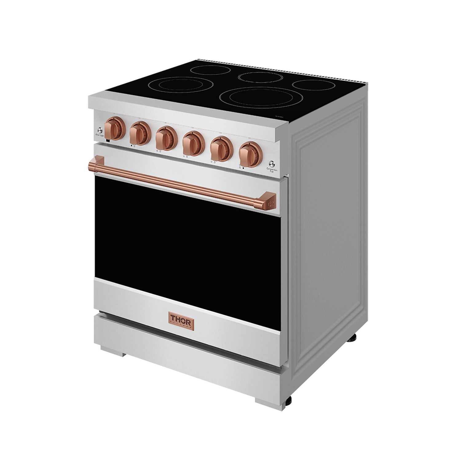 30 Inch Professional Electric Range with Precision Knob Control in Stainless Steel and Rose Gold | Gordon Ramsay Series
