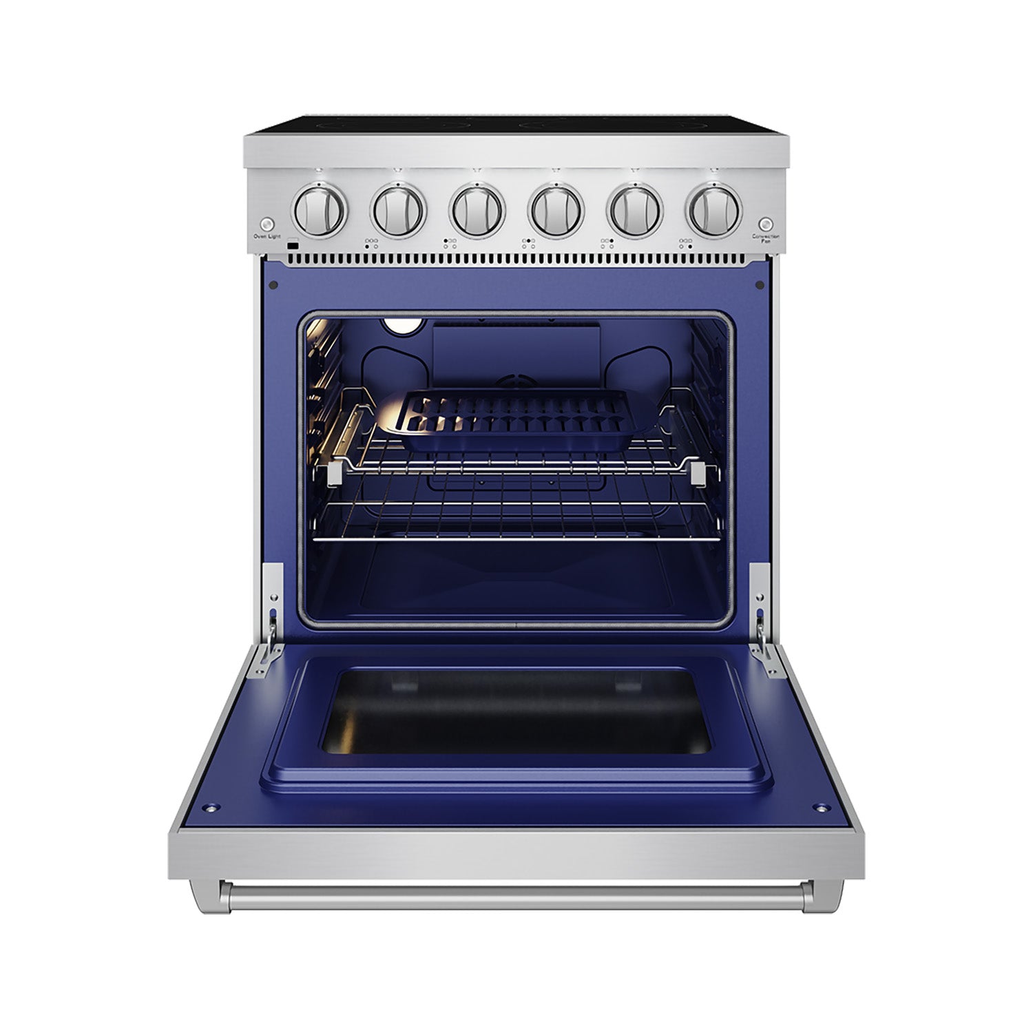 30 Inch Professional Electric Range with Precision Knob Control in Stainless Steel | Gordon Ramsay Series