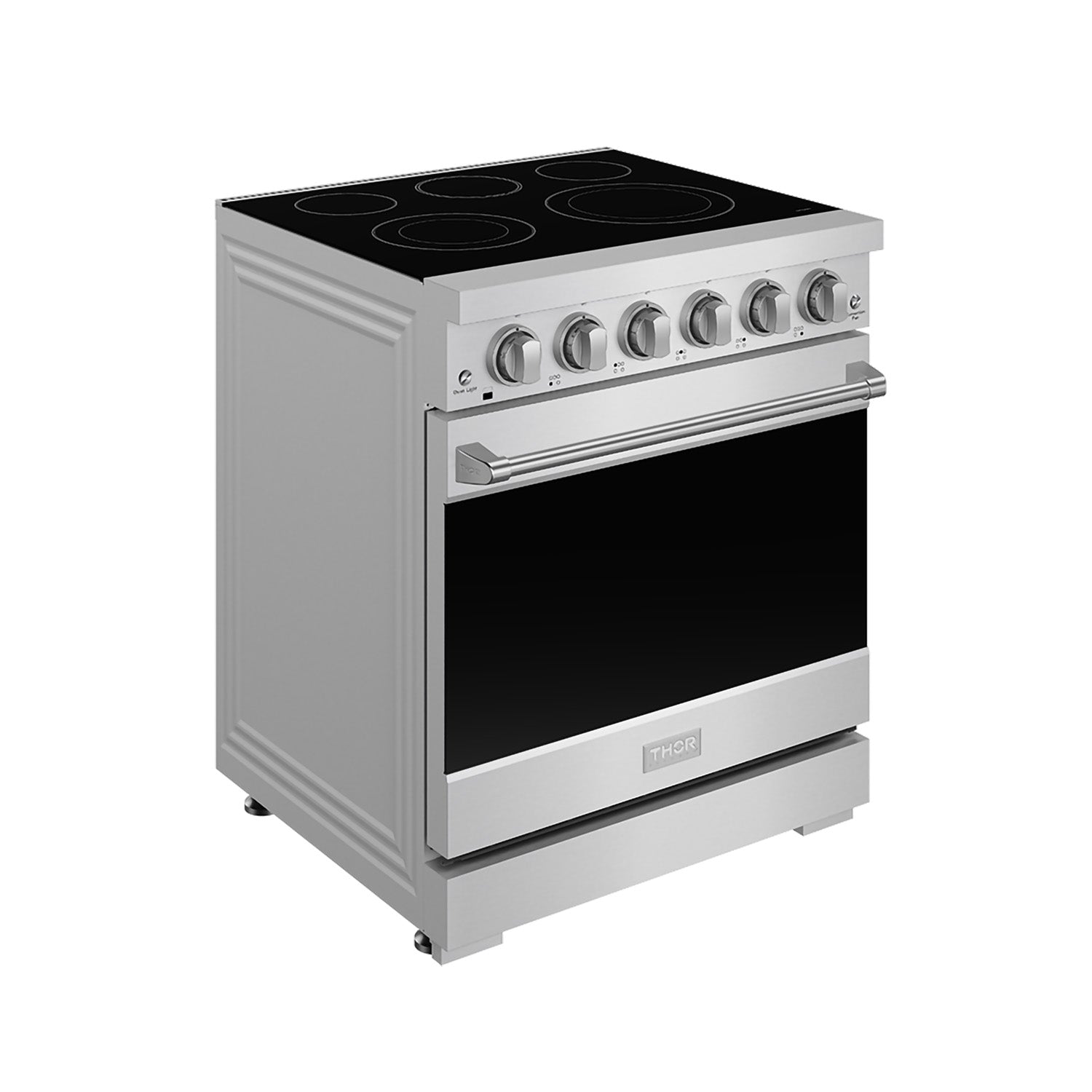 30 Inch Professional Electric Range with Precision Knob Control in Stainless Steel | Gordon Ramsay Series