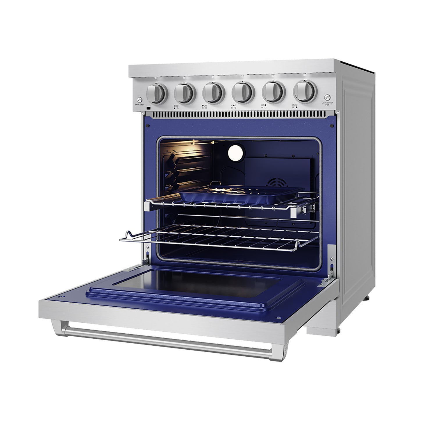 30 Inch Professional Electric Range with Precision Knob Control in Stainless Steel | Gordon Ramsay Series