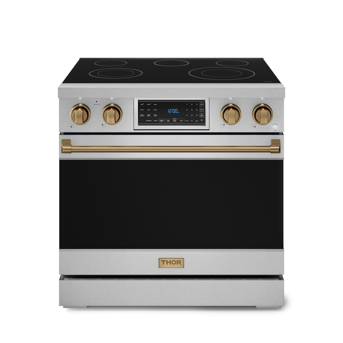 36-Inch Stainless Steel/Bronze Electric Range | Gordon Ramsay