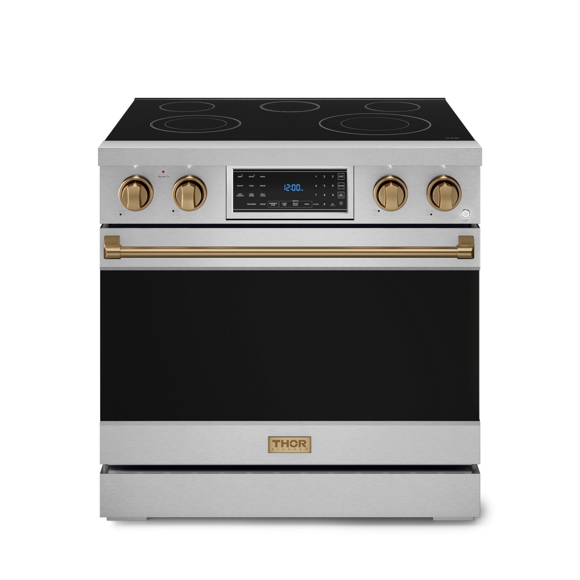 36-Inch Stainless Steel/Bronze Electric Range | Gordon Ramsay