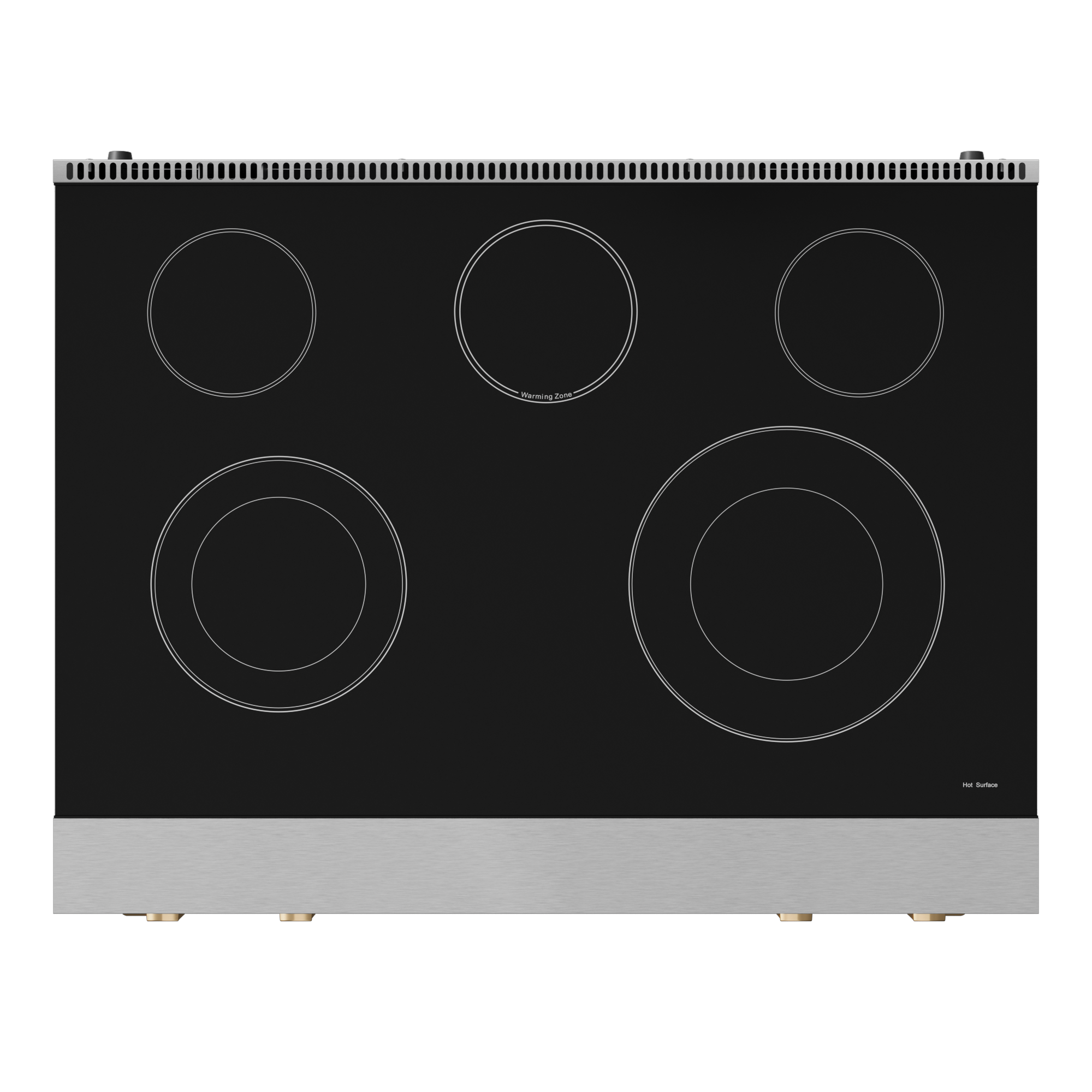 36 Inch Professional Electric Range with Tilt Panel Touch Control in Stainless Steel/Bronze | Gordon Ramsay Series