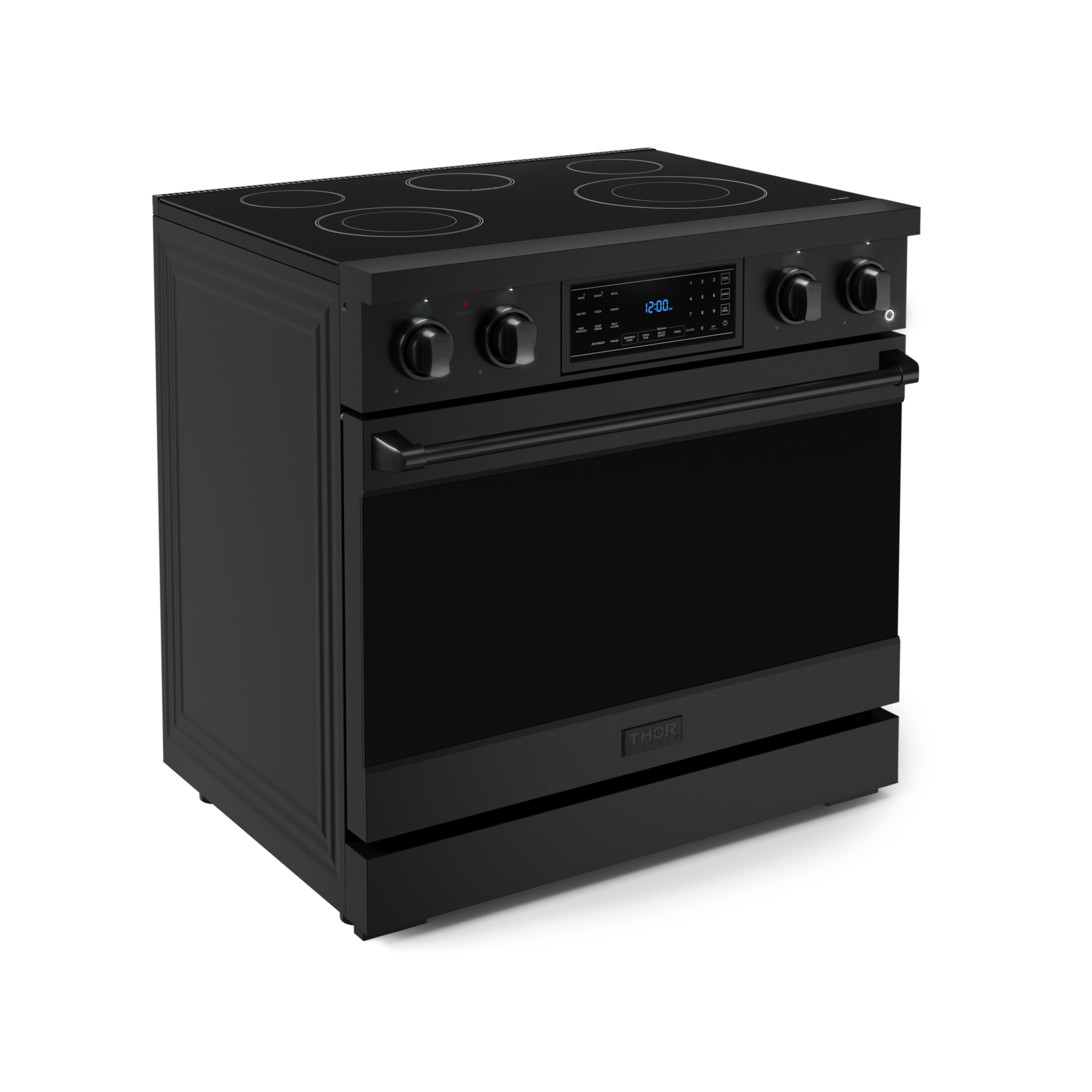 36 Inch Professional Electric Range with Tilt Panel Touch Control in Black | Gordon Ramsay Series - RSE36B