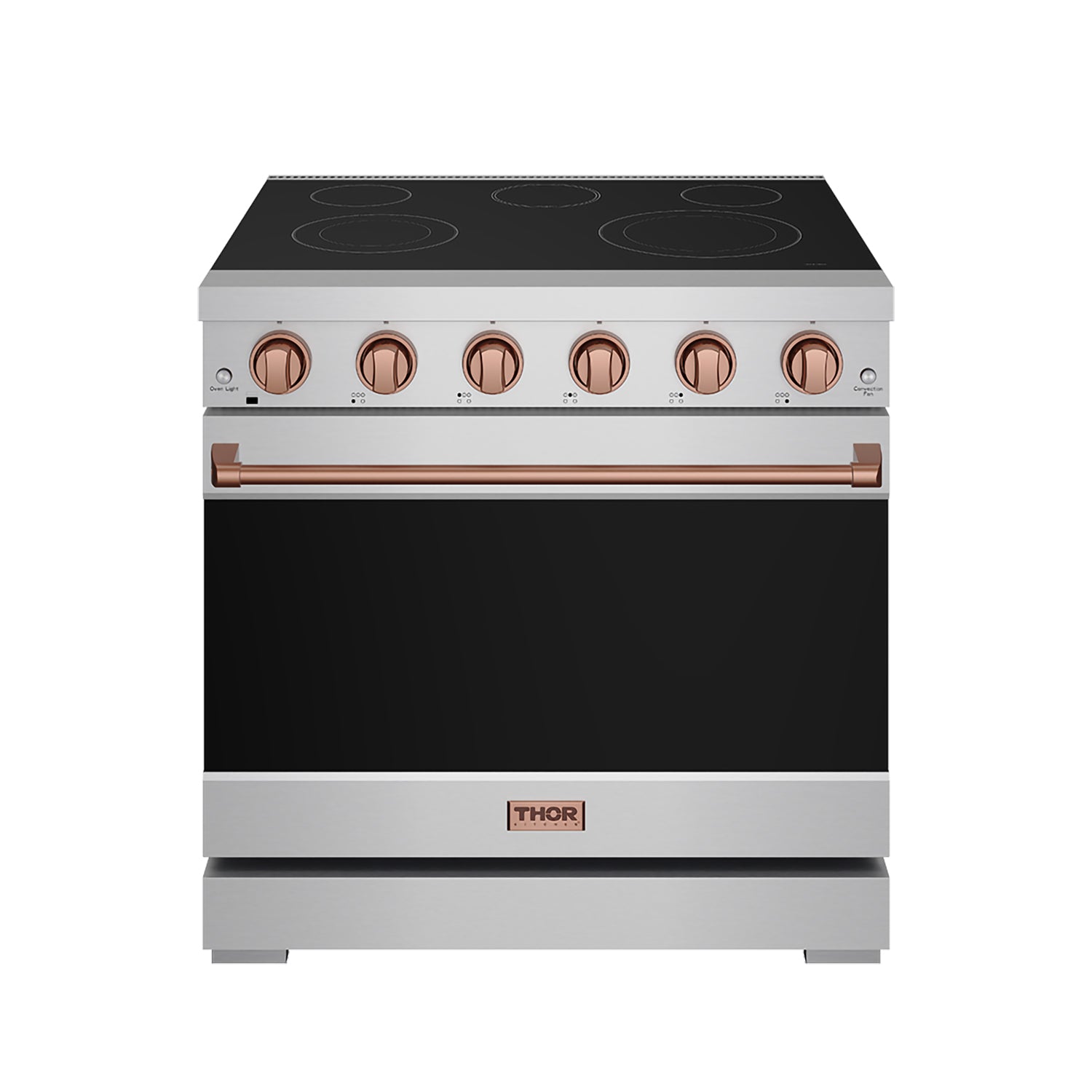 36 Inch Professional Electric Range in Stainless Steel/Rose Gold | Gordon Ramsay Series
