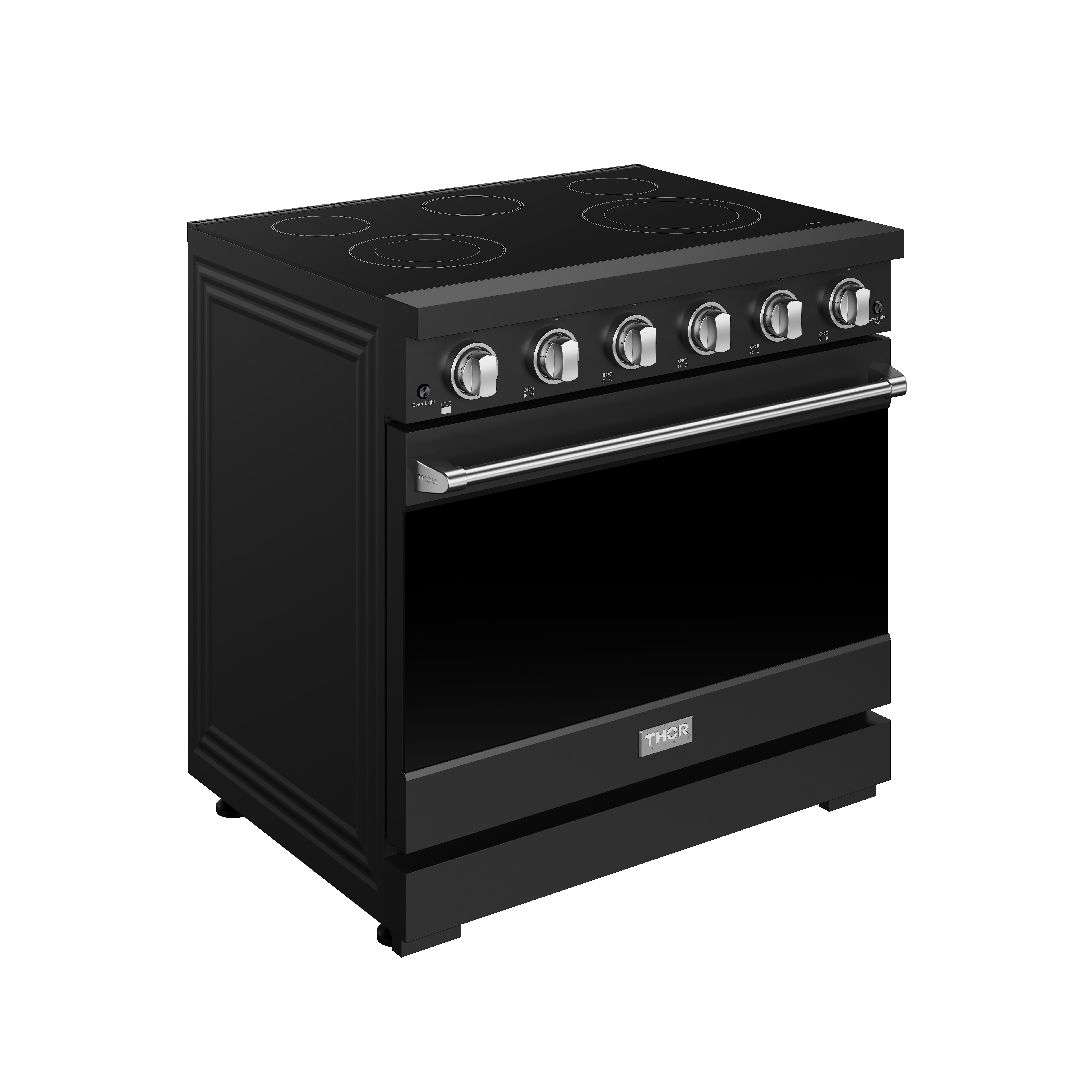 36 Inch Professional Electric Range in Black/Stainless Steel | Gordon Ramsay Series