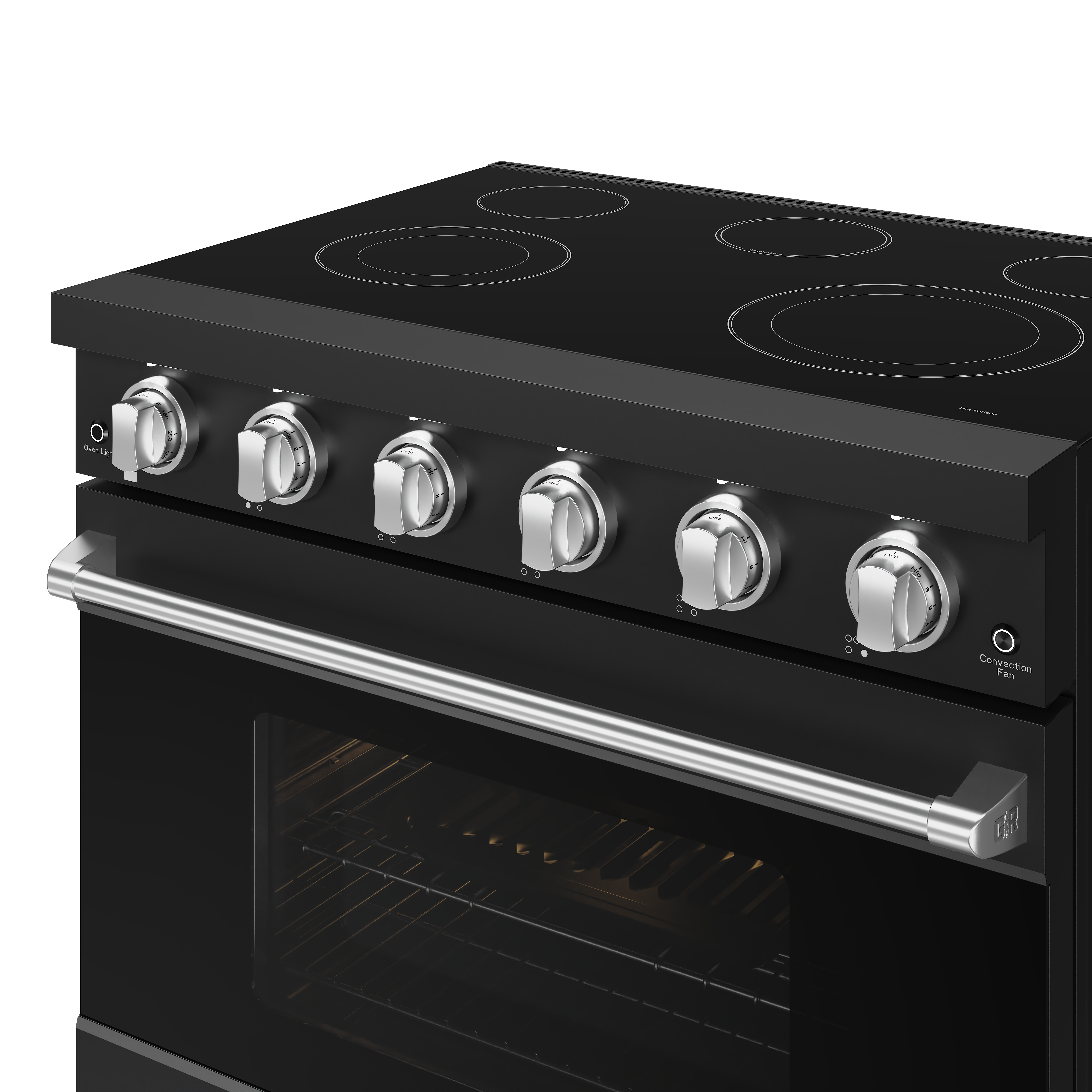 36 Inch Professional Electric Range in Black/Stainless Steel | Gordon Ramsay Series