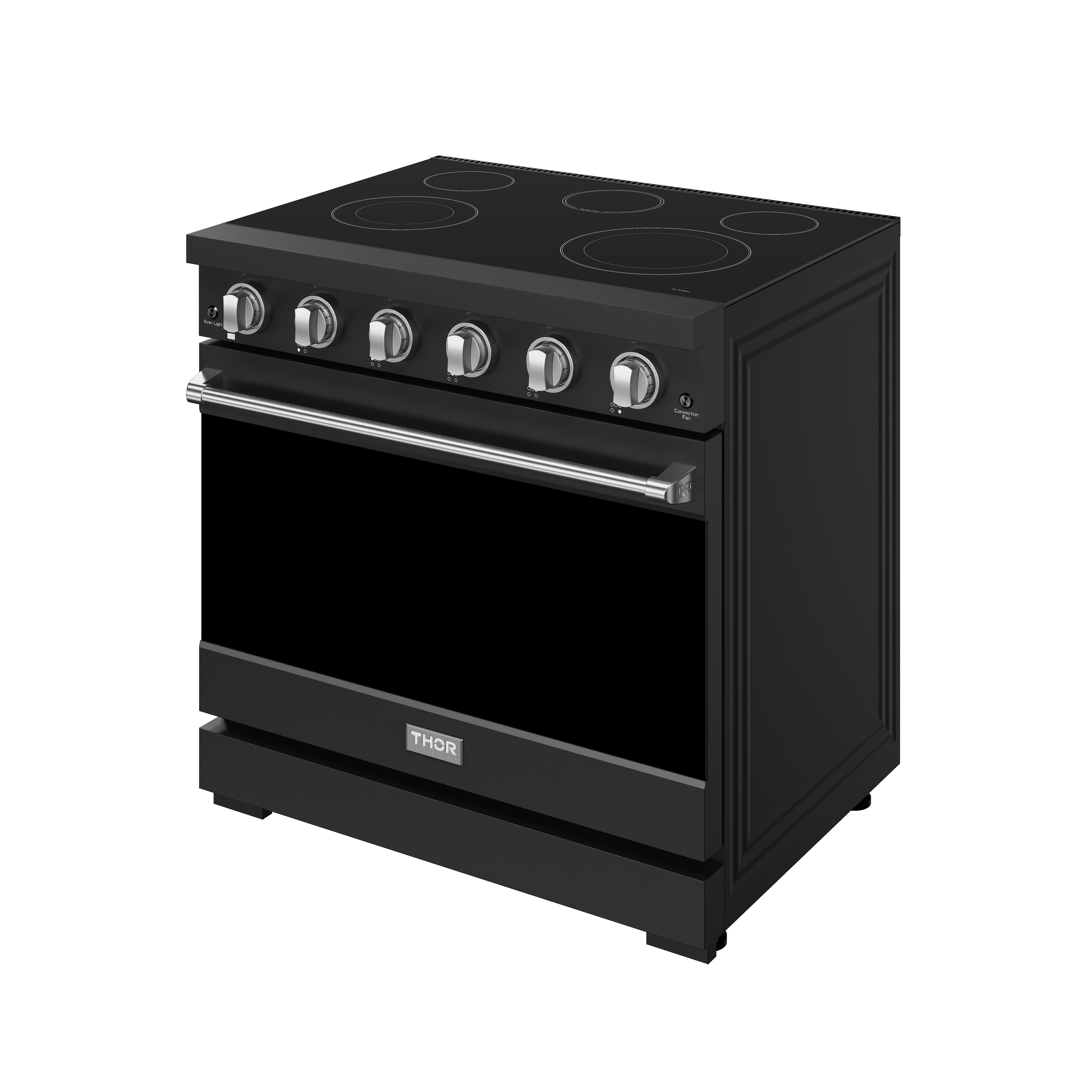 36 Inch Professional Electric Range in Black/Stainless Steel | Gordon Ramsay Series