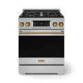 30 Inch Professional LP Range with Tilt Panel Touch Control in Stainless Steel/Bronze | Gordon Ramsay Series