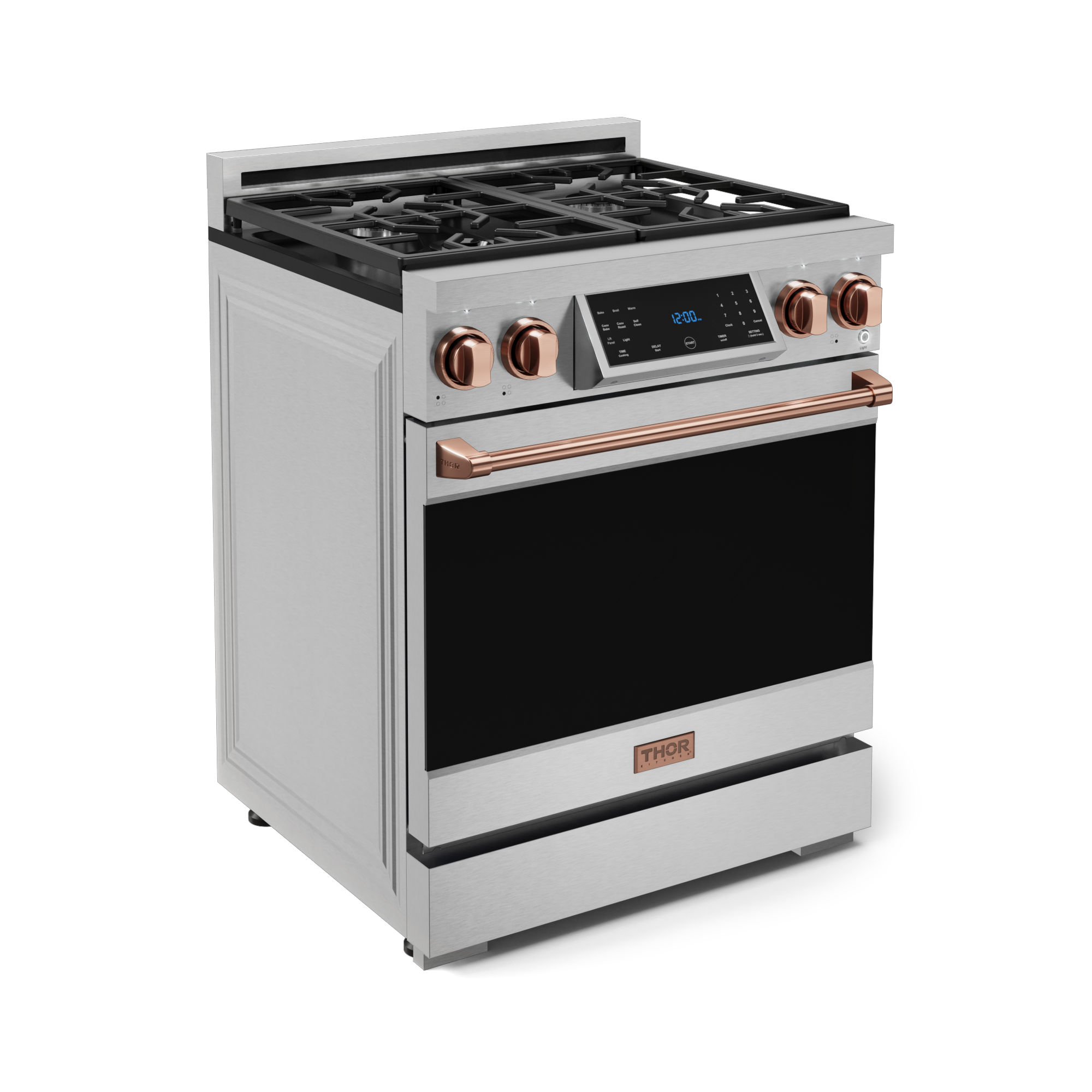 30 Inch Professional Gas Range with Tilt Panel Touch Control in Stainless Steel/Rose Gold | Gordon Ramsay Series - RSG30-RSG