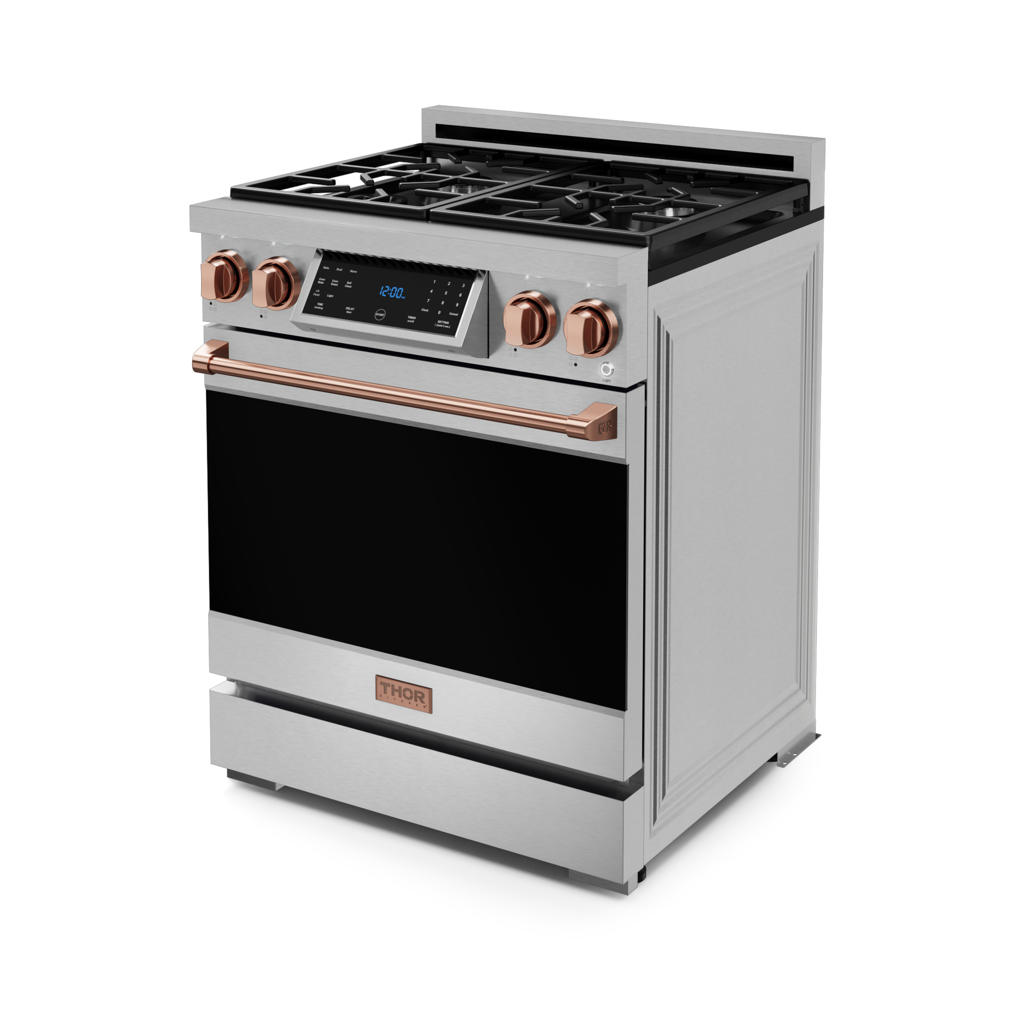 30 Inch Professional Gas Range with Tilt Panel Touch Control in Stainless Steel/Rose Gold | Gordon Ramsay Series - RSG30-RSG