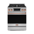 30 Inch Professional Gas Range with Tilt Panel Touch Control in Stainless Steel/Rose Gold | Gordon Ramsay Series