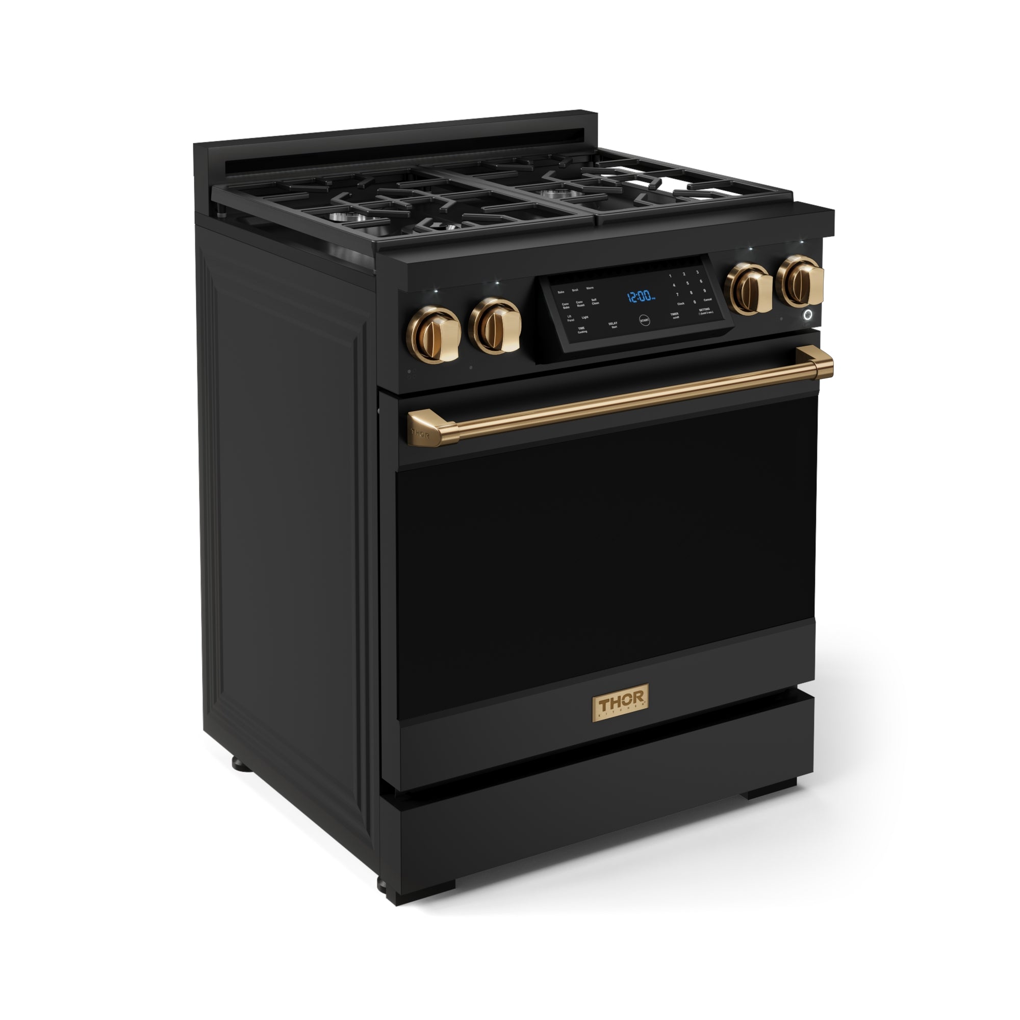 30 Inch Professional Liquid Propane with Precision Knob Control in Black/Bronze
