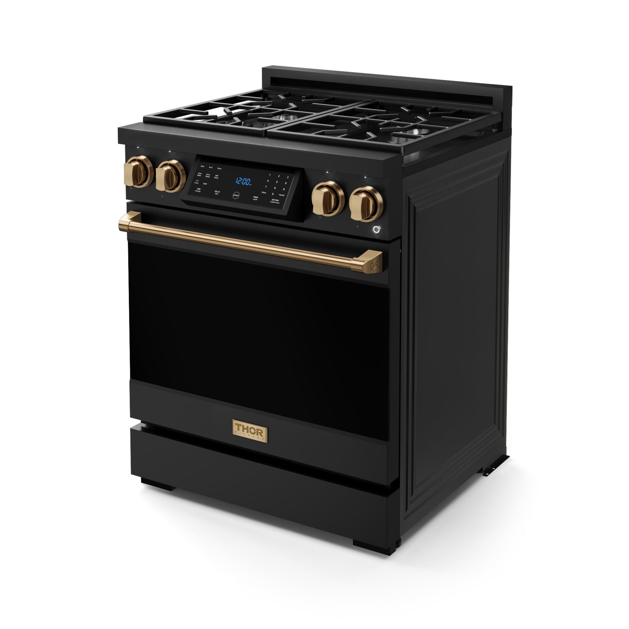 30 Inch Professional Liquid Propane with Precision Knob Control in Black/Bronze